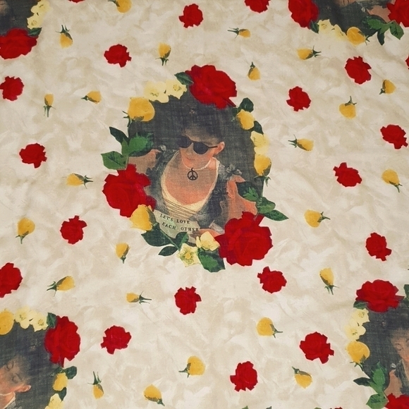 Vintage Rare Moschino Maxi Stole Floral Scarf - Picture 3 of 11